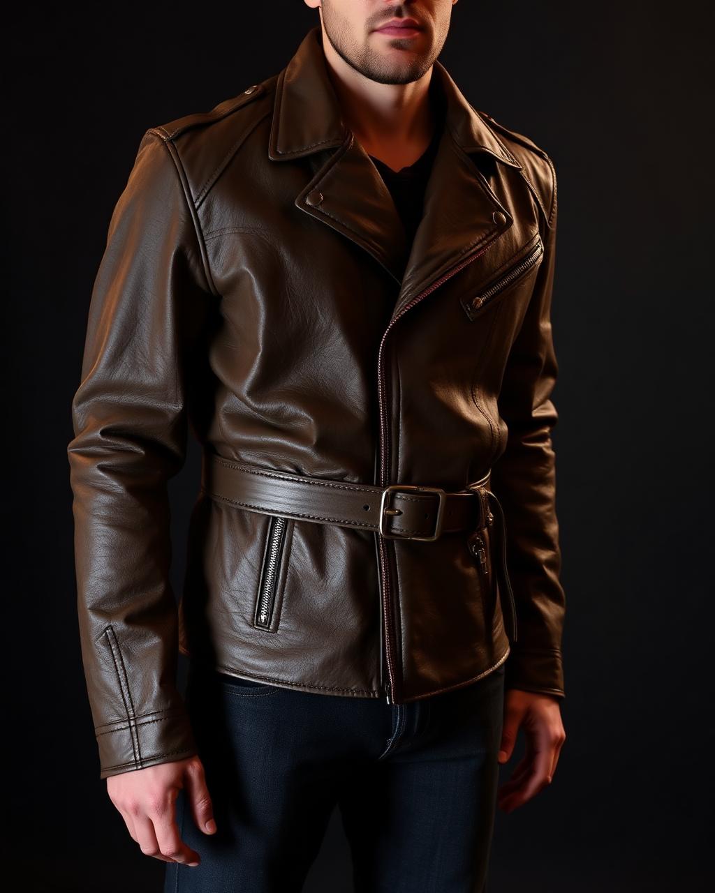 GrociFly Distressed Rider — Antique Brown